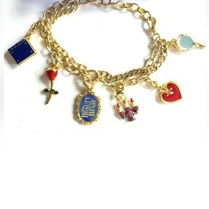 Disneys Beauty and the Beast Broadway musical charm  bracelet adjustable